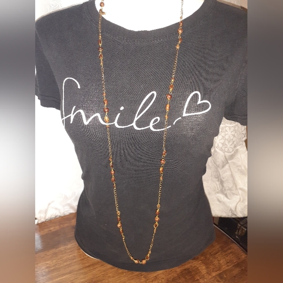 Vtg/Antique Hand-Made Wood Rosary Bead Extra Long Necklace - Picture 15 of 16